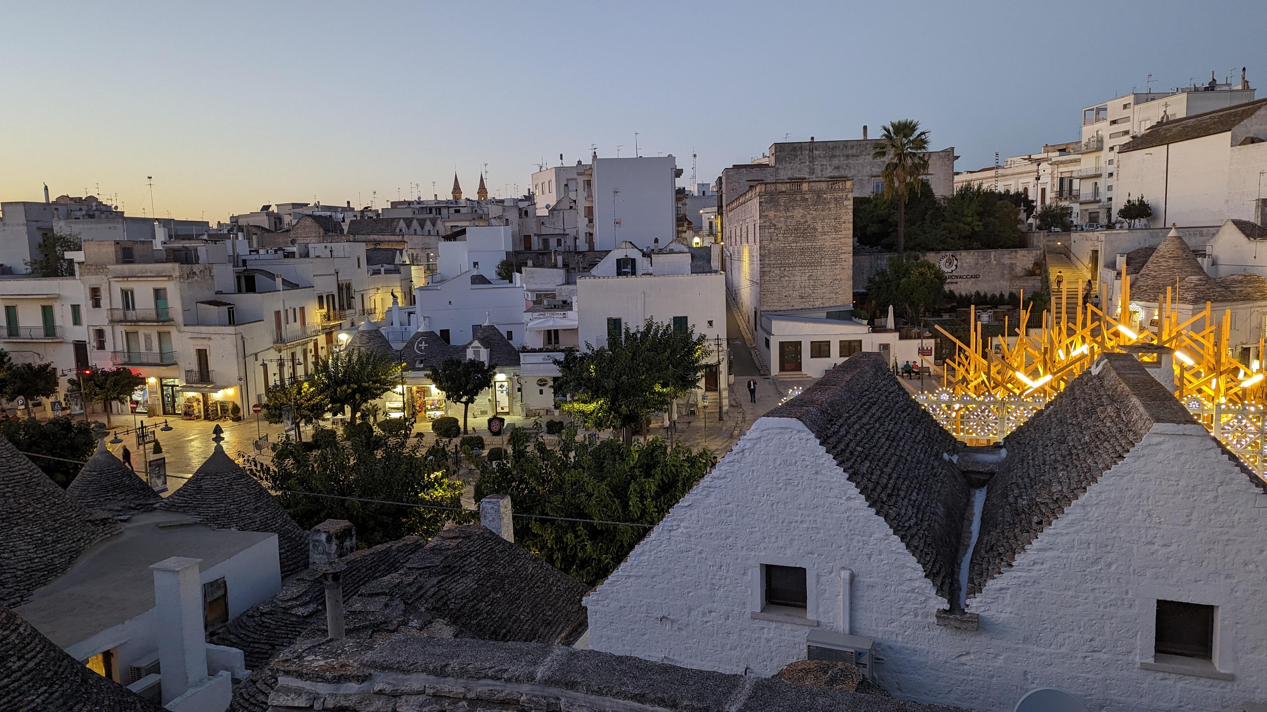 View from the roof t terrace
