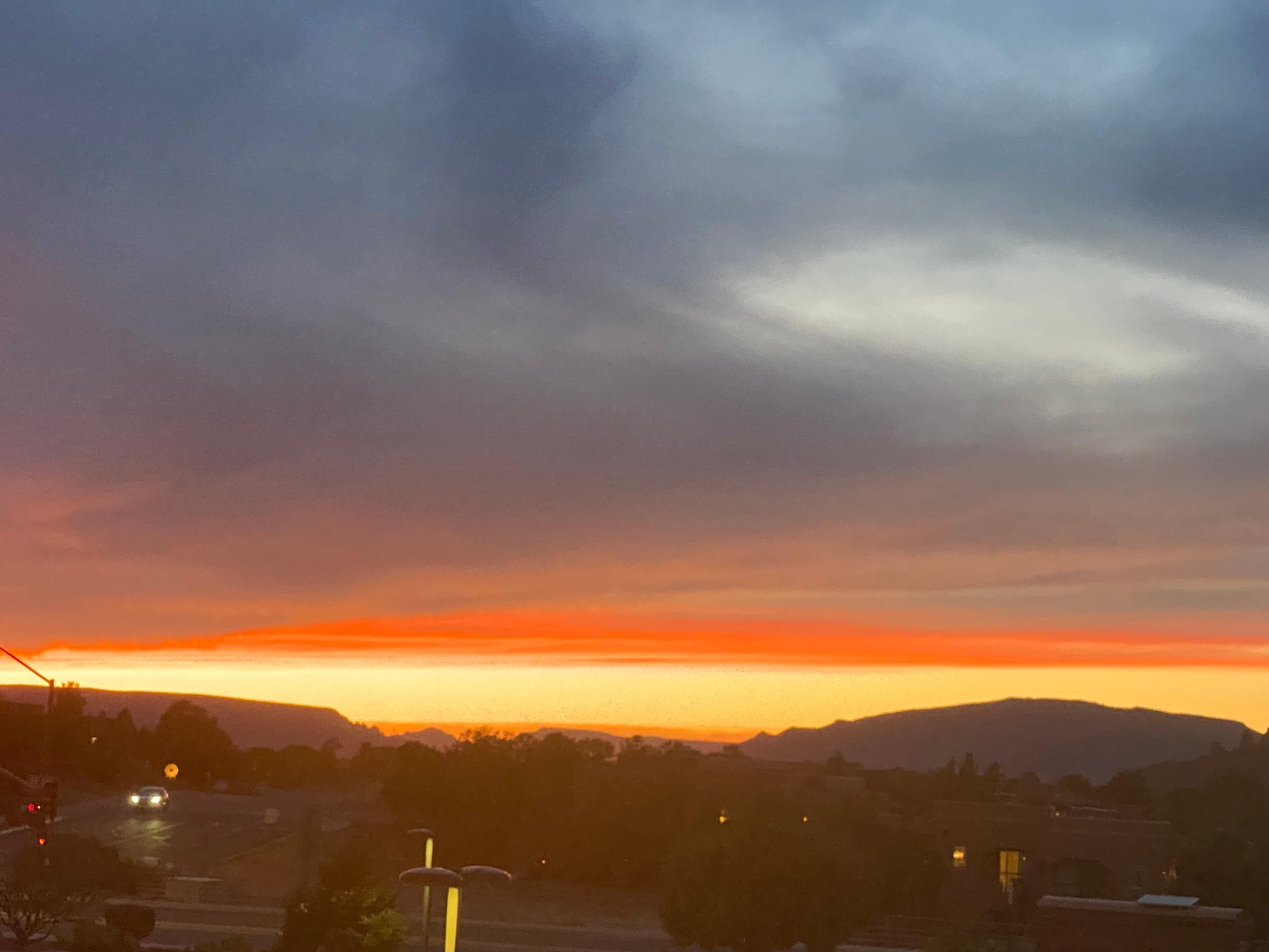 Sunset view from my room