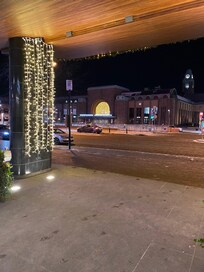 玄関から見たヘルシンキ中央駅