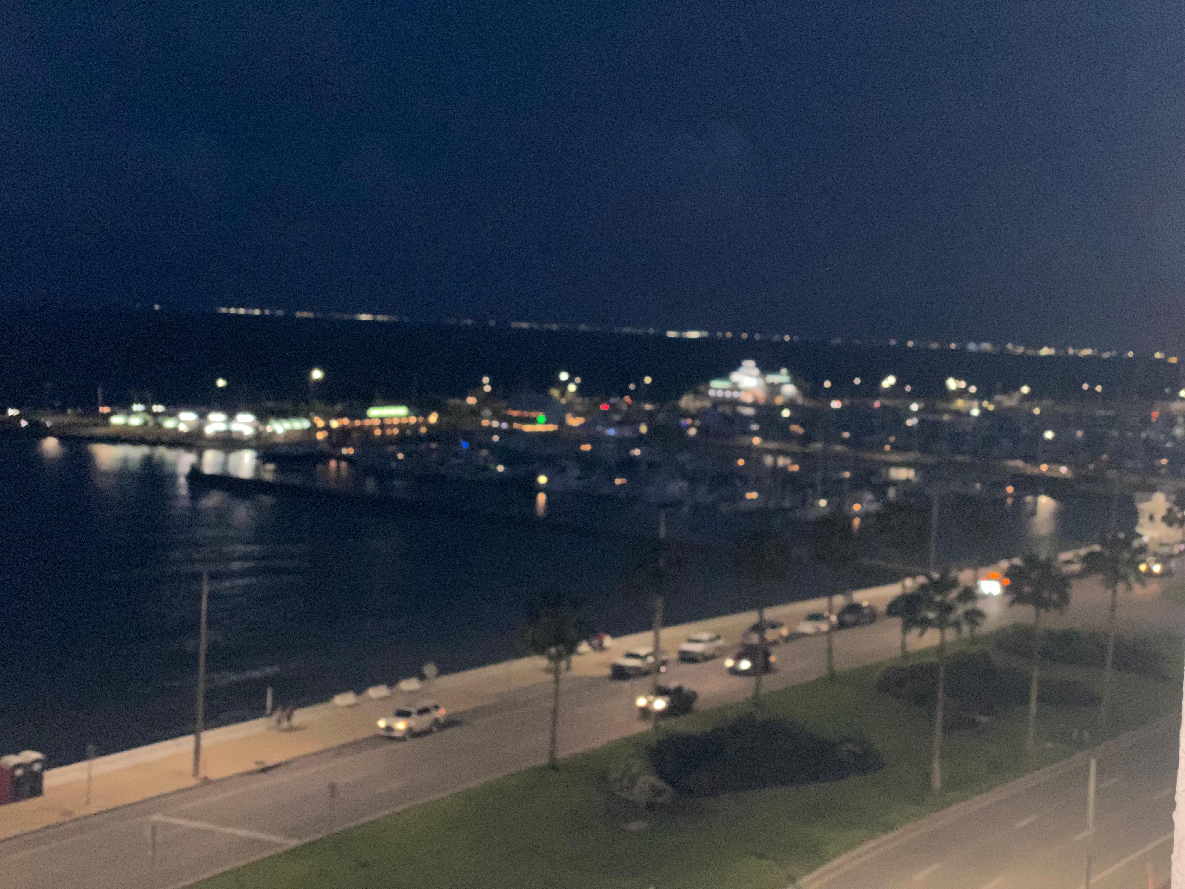 View of Marina and Bay from balcony