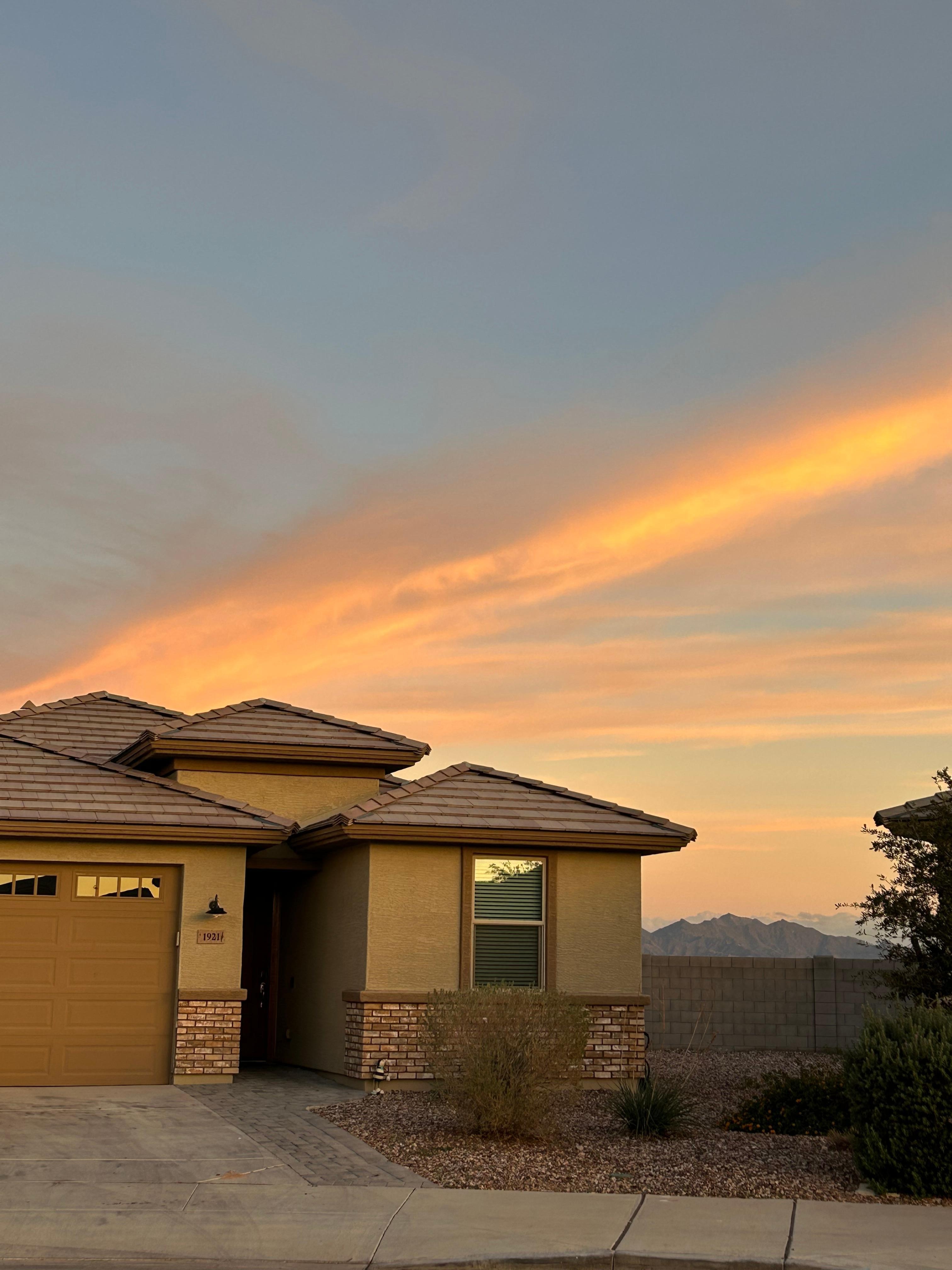 Beautiful evening sky