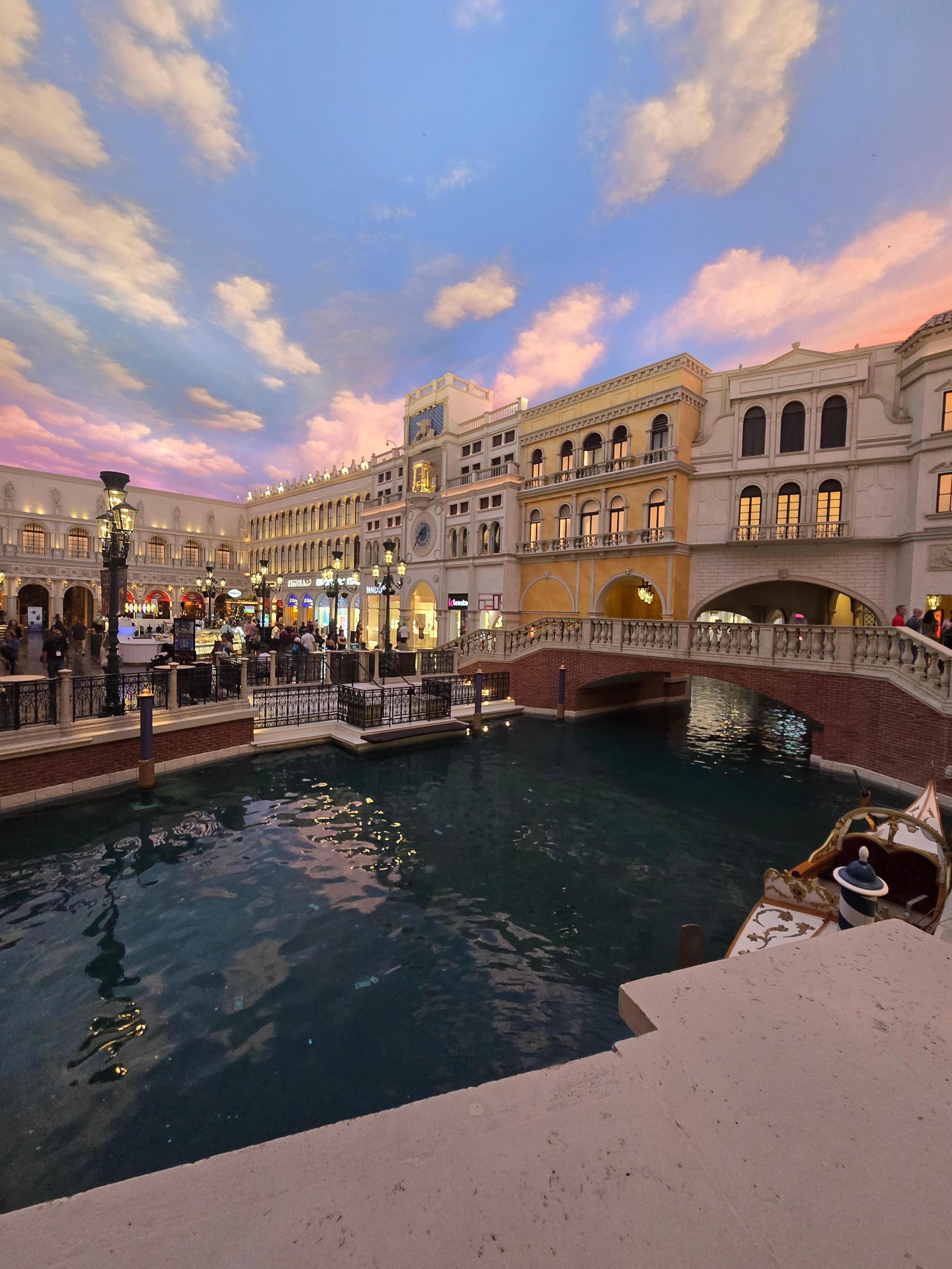 In the shopping area