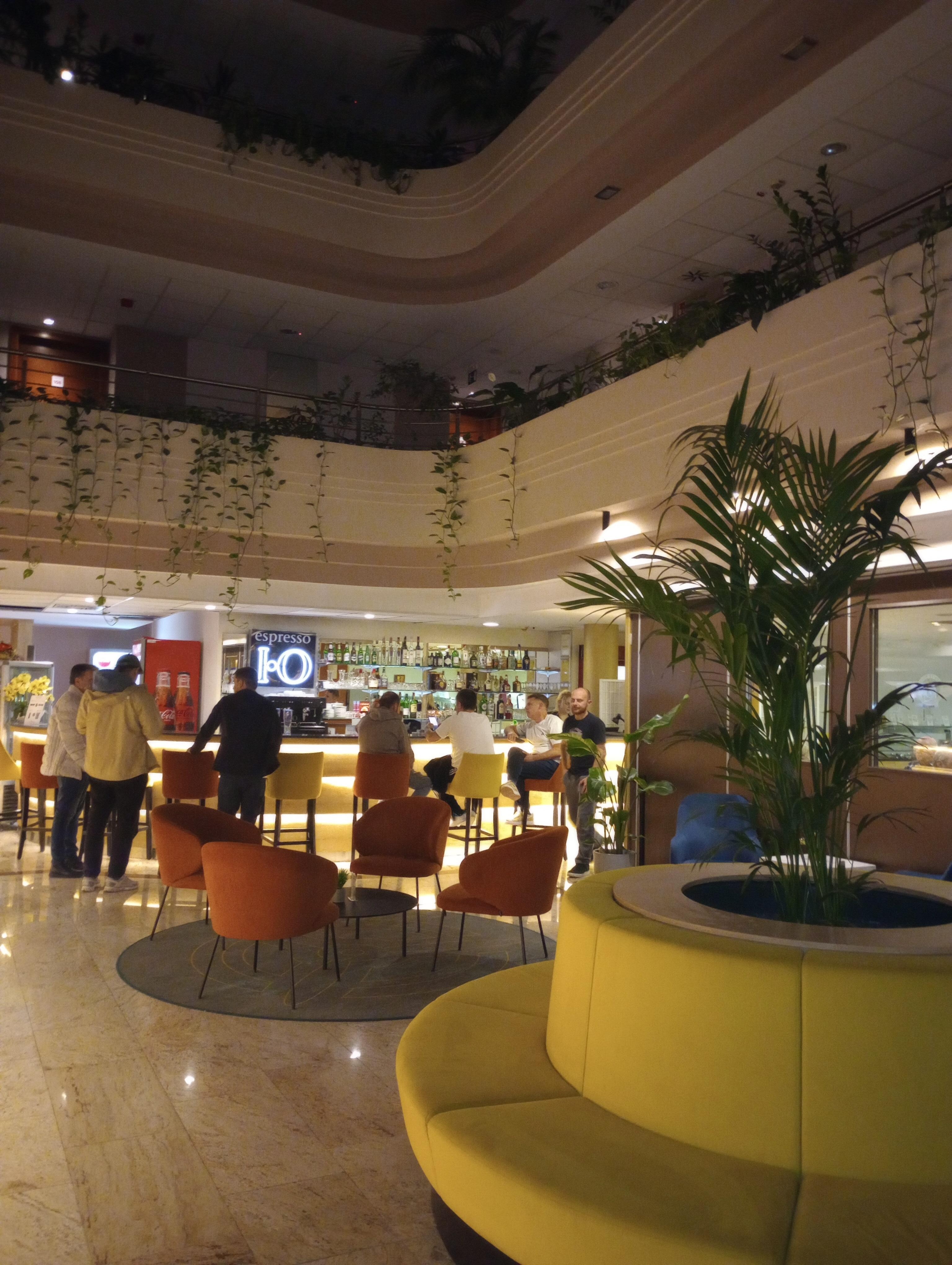 Nappali, a recepció.