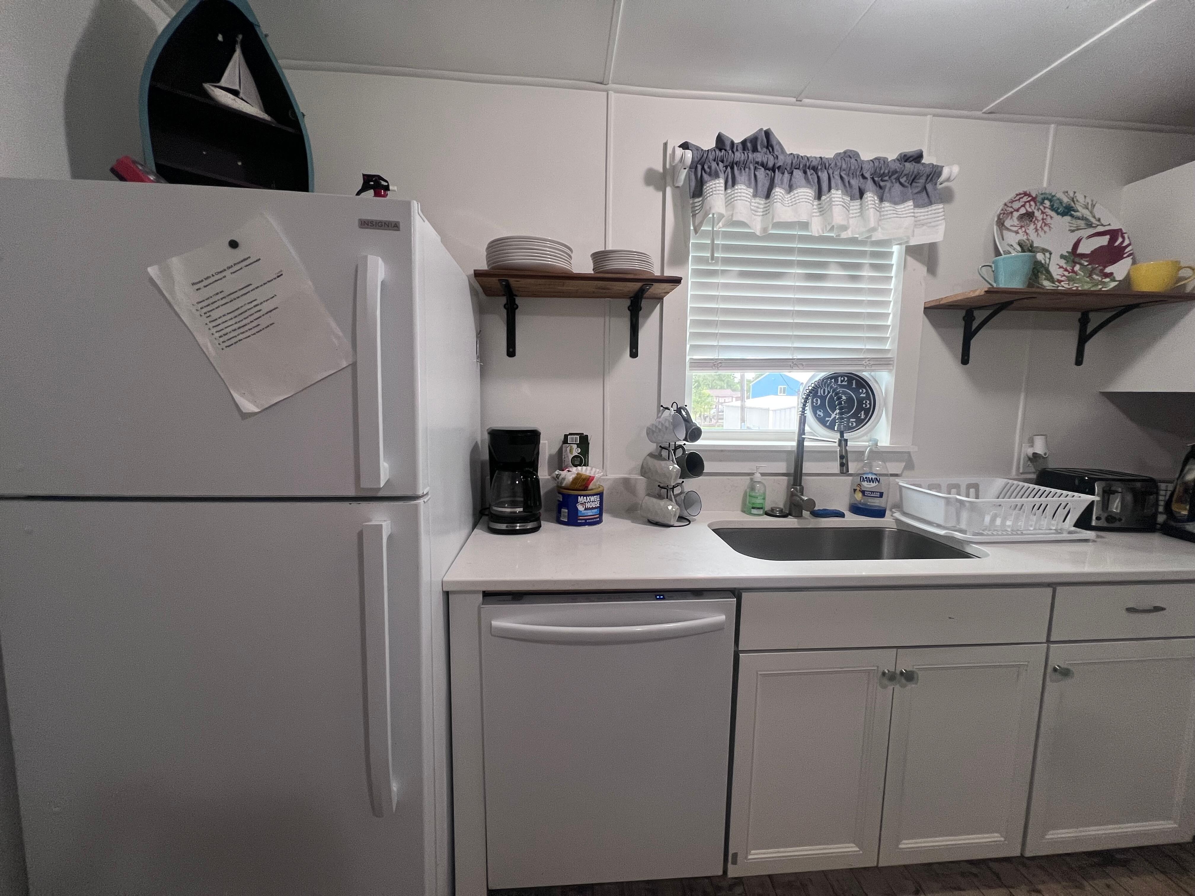 Very well stocked kitchen with dishwasher!!!