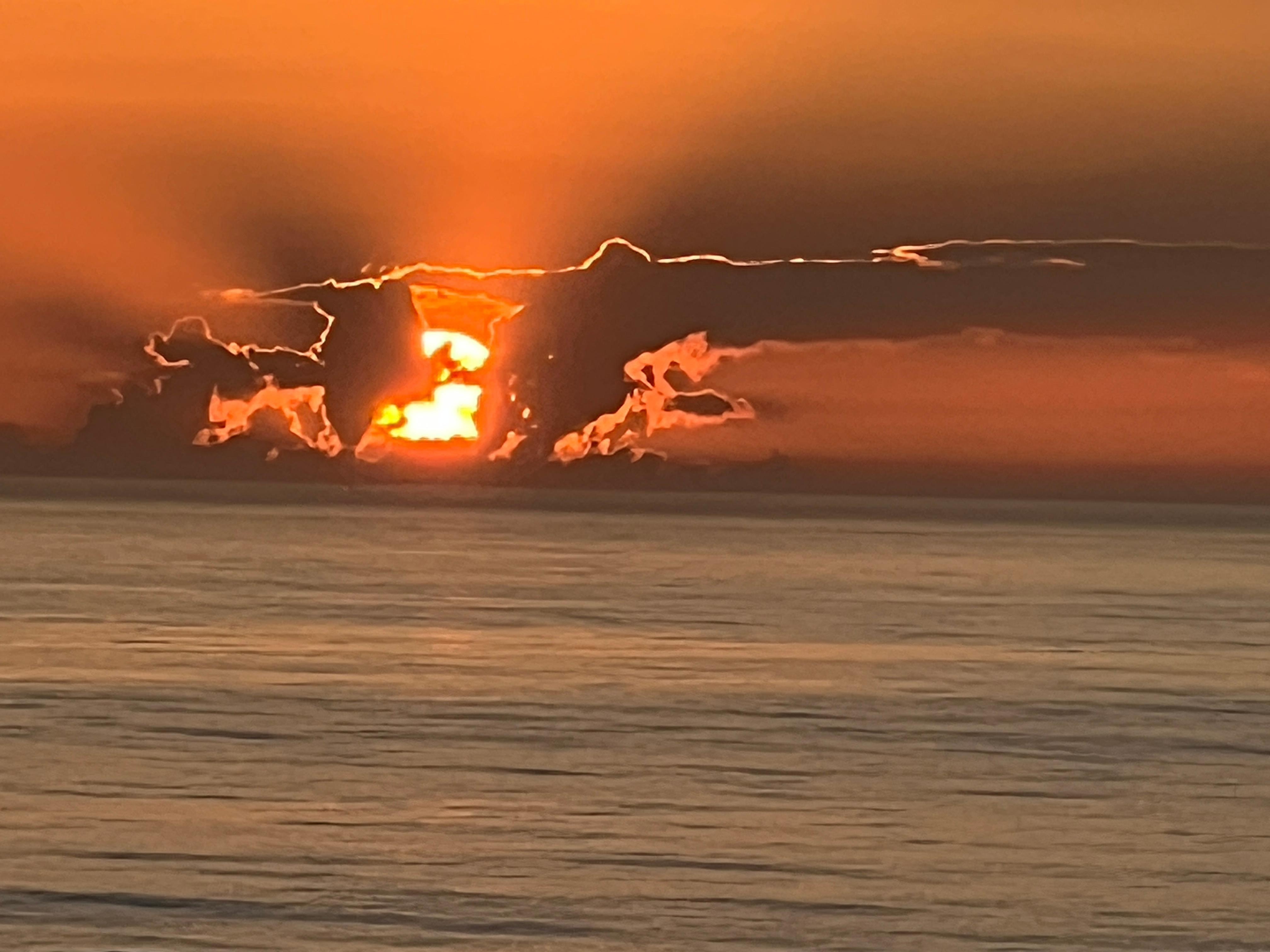 Sunrise from the master bedroom 