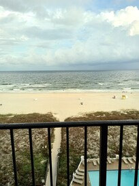 The view from the balcony was beautiful!!