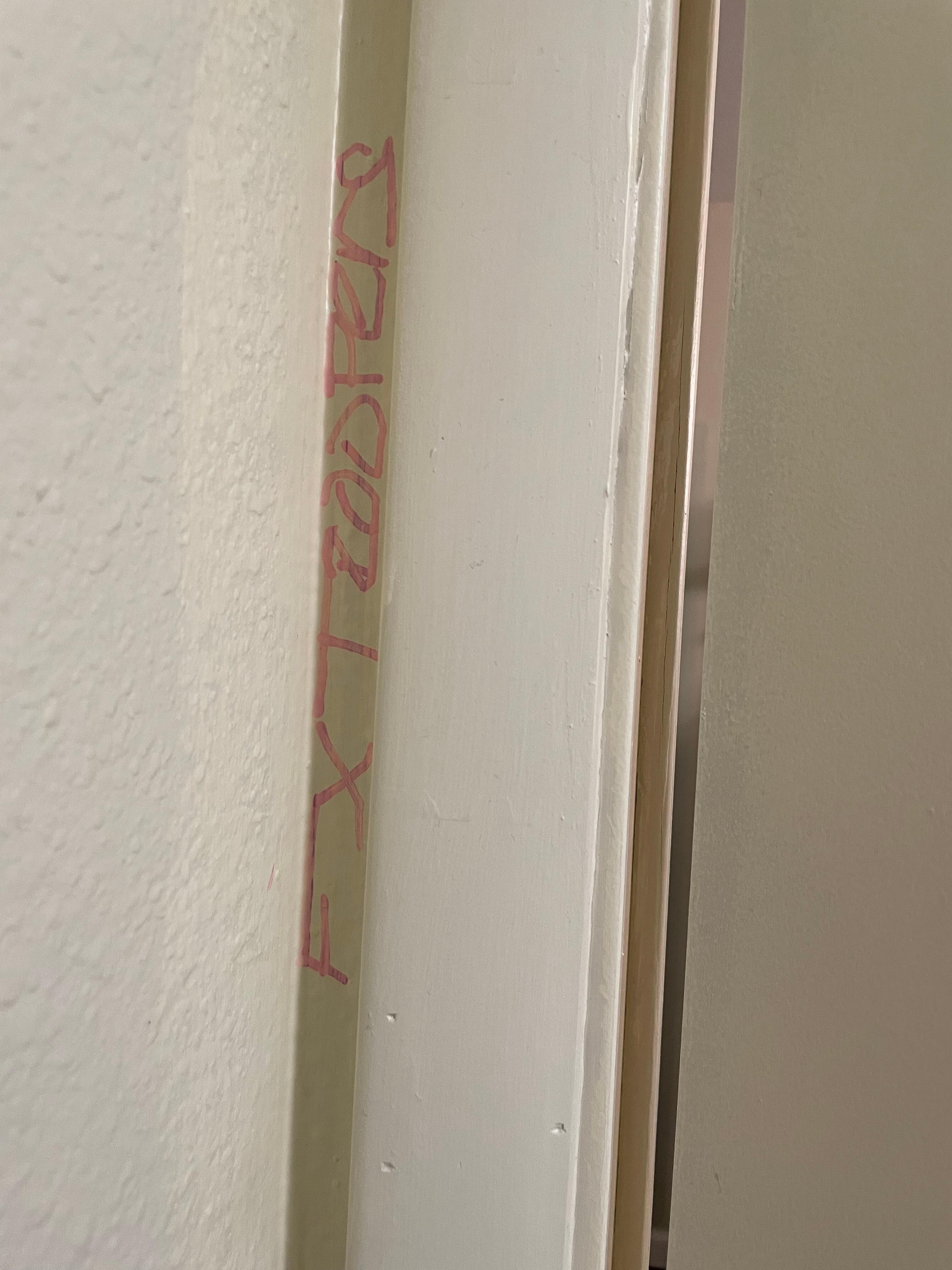 This has a gang tag in the bathroom. One of orange county’s deadliest gangs. 