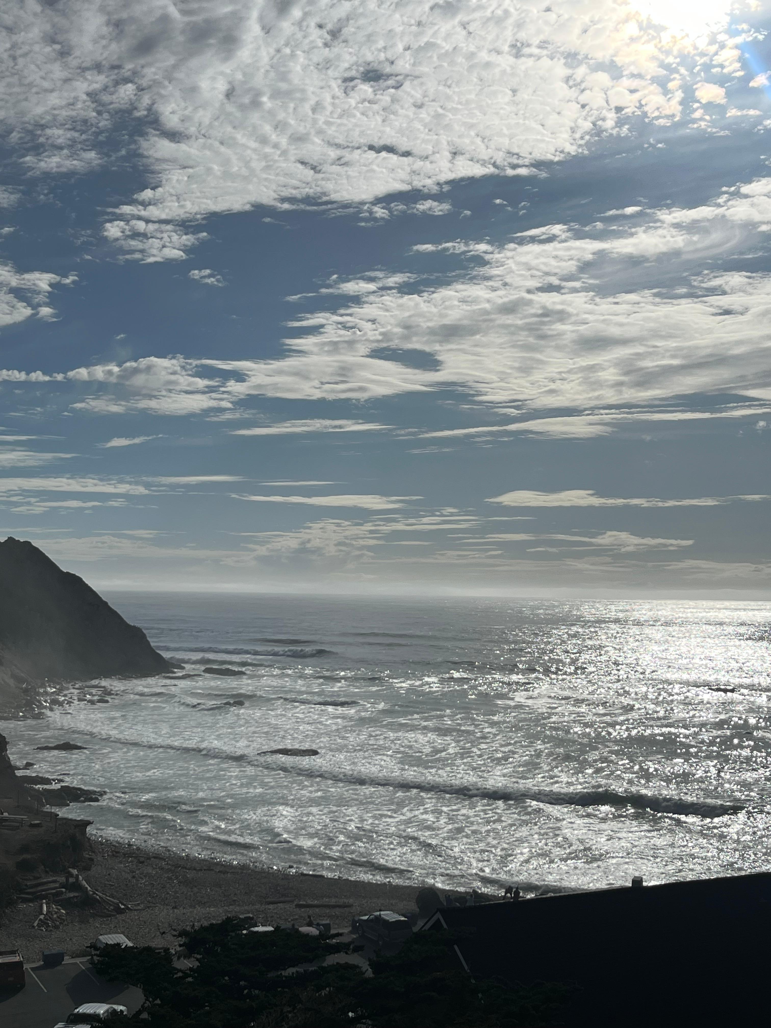 Morning view from our balcony.