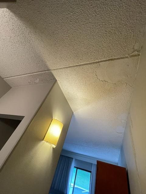 Paint chips falling over microwave area