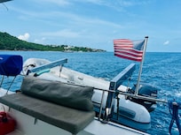 The dingy taxi to all the beaches and restaurants