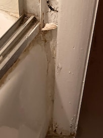 Bathroom around old tub