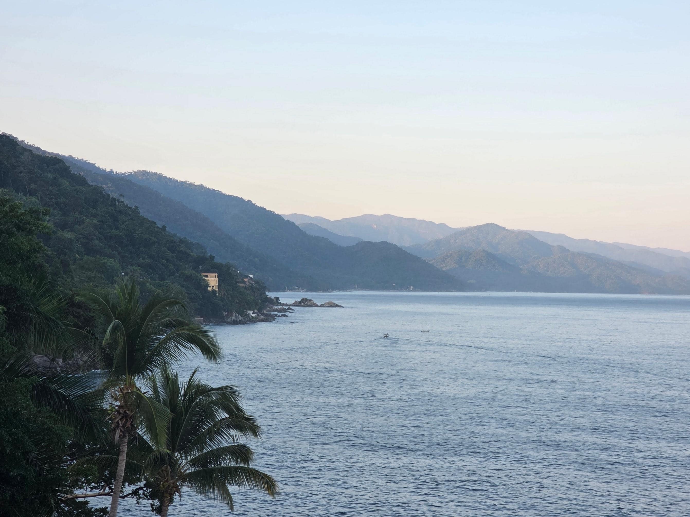 Looking out towards Boca from the balcony