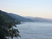 Looking out towards Boca from the balcony