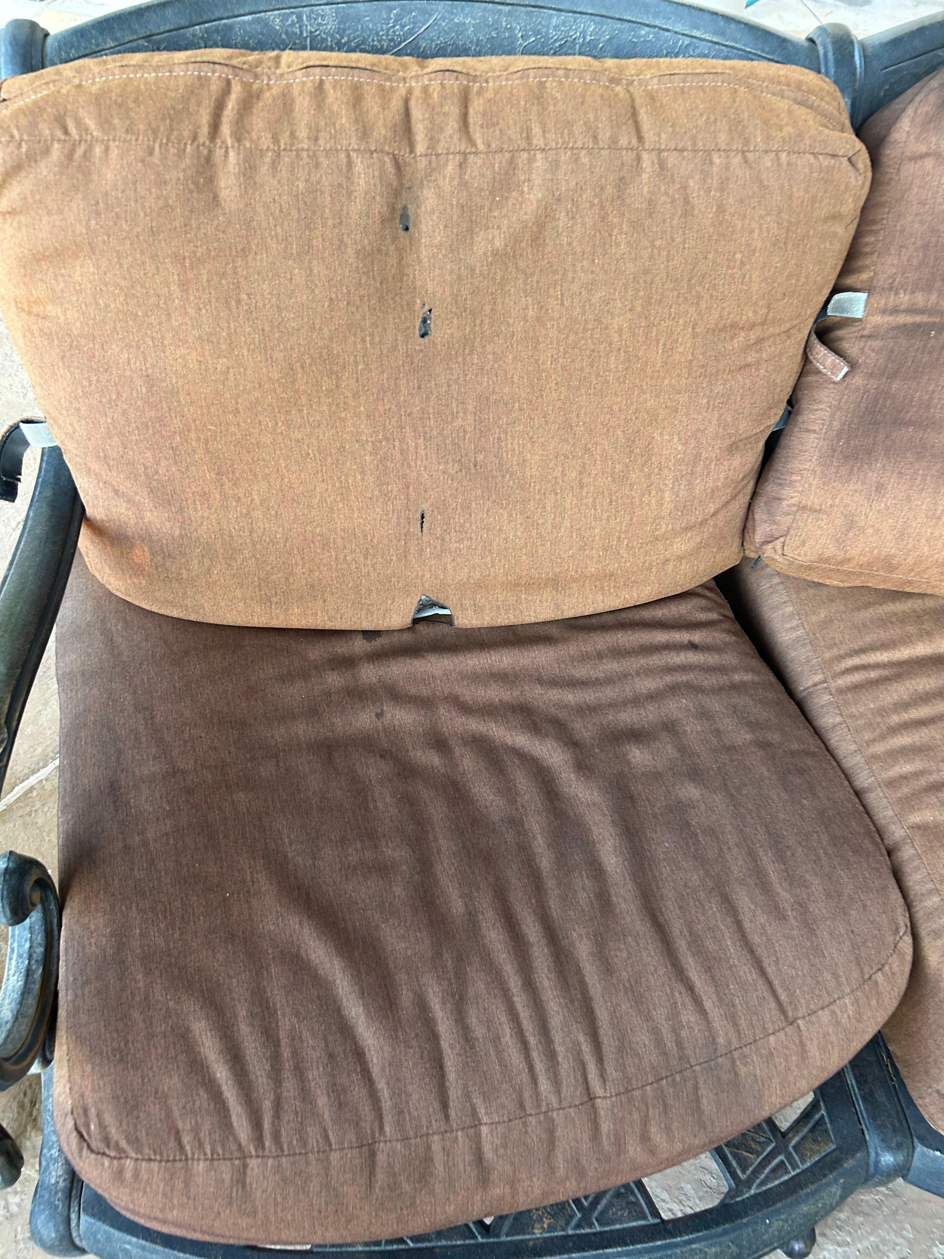 There was a huge burn hole