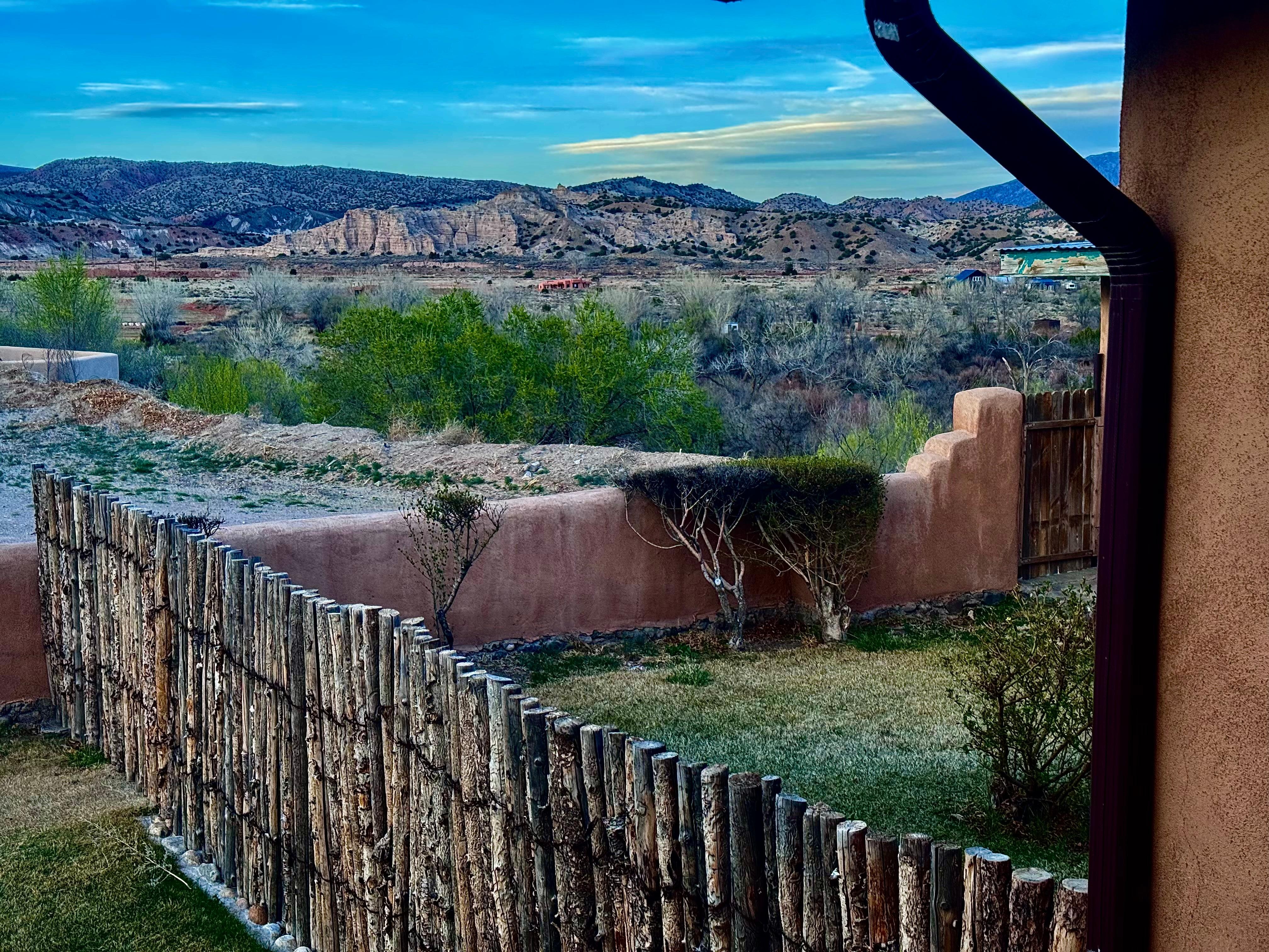 Taken from the front bedroom.