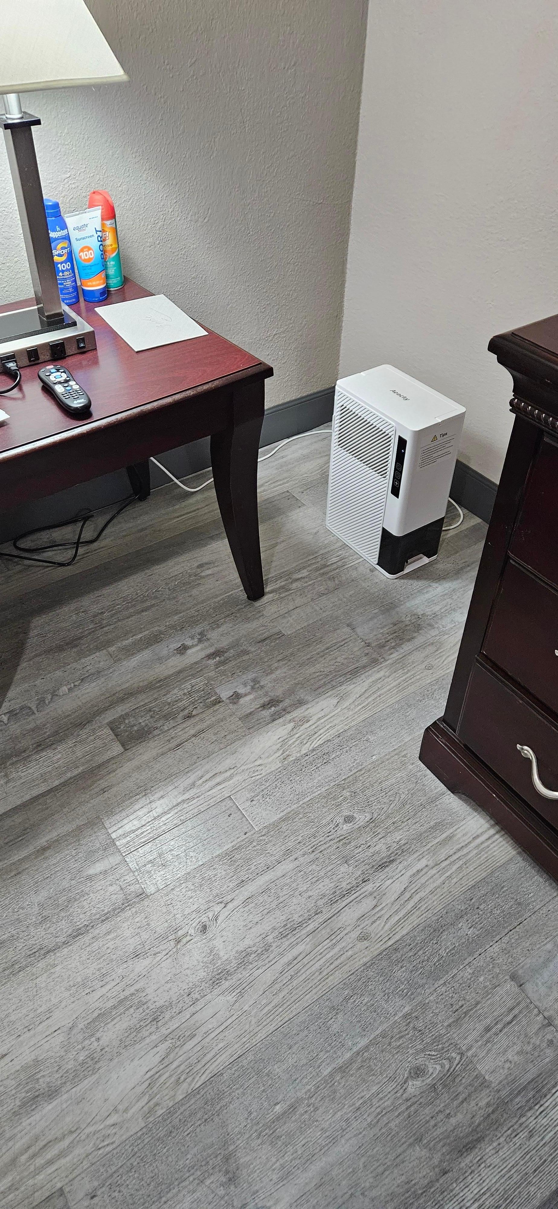 The dehumidifier in the 2nd suite.