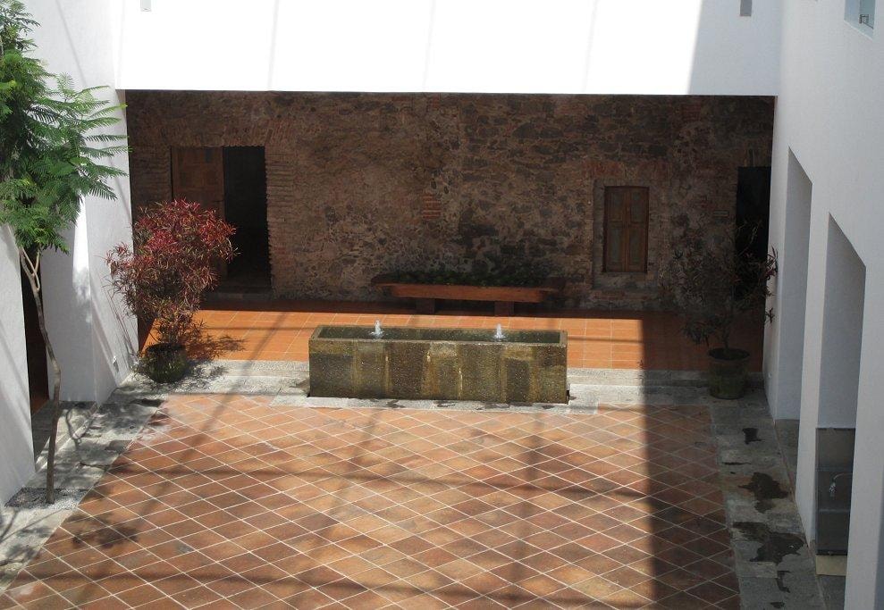 Interior courtyard