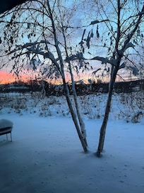 A beautiful sunrise outside our window!