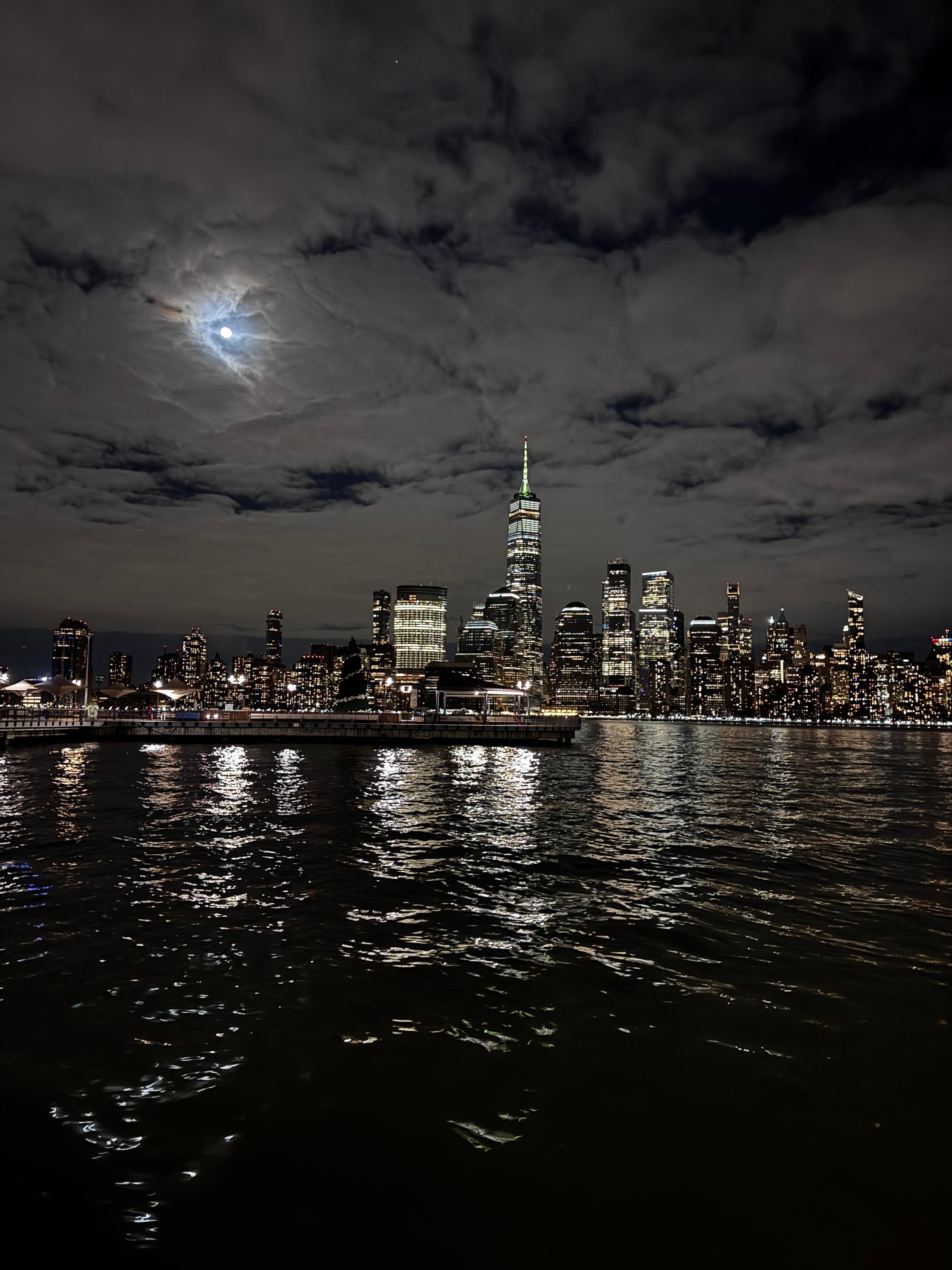 La vista desde la terraza 