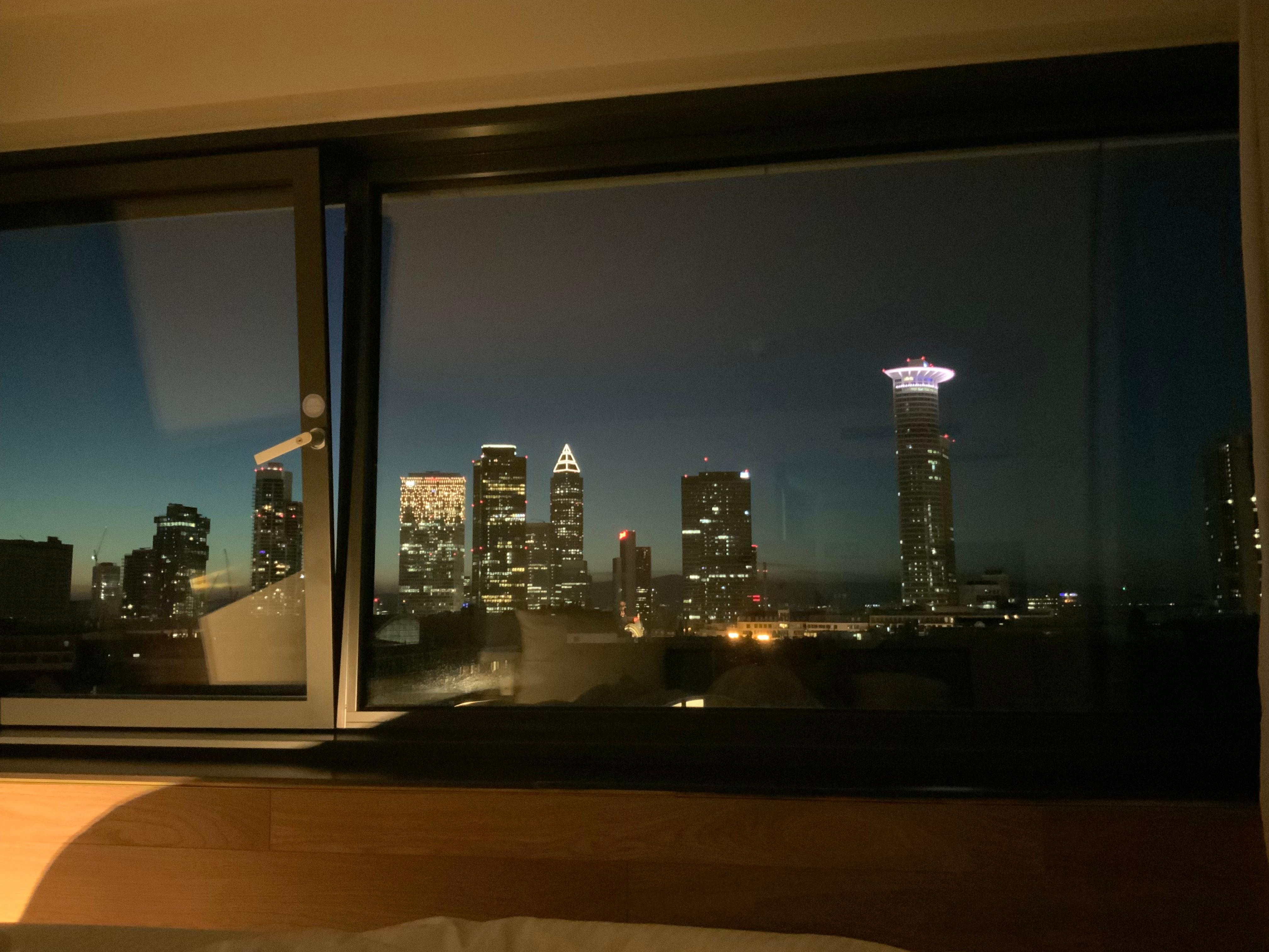 View from the bed