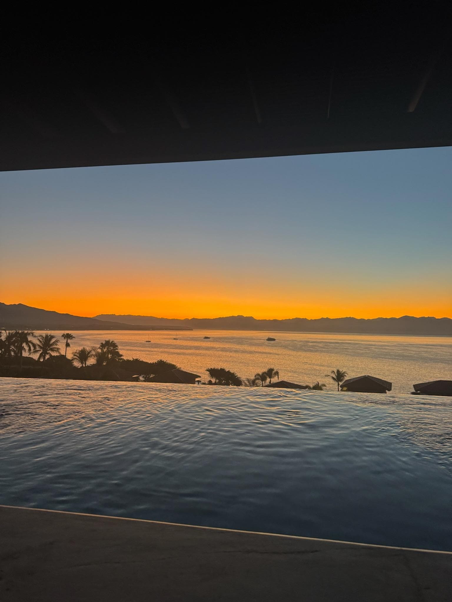 Sunrise from back balcony