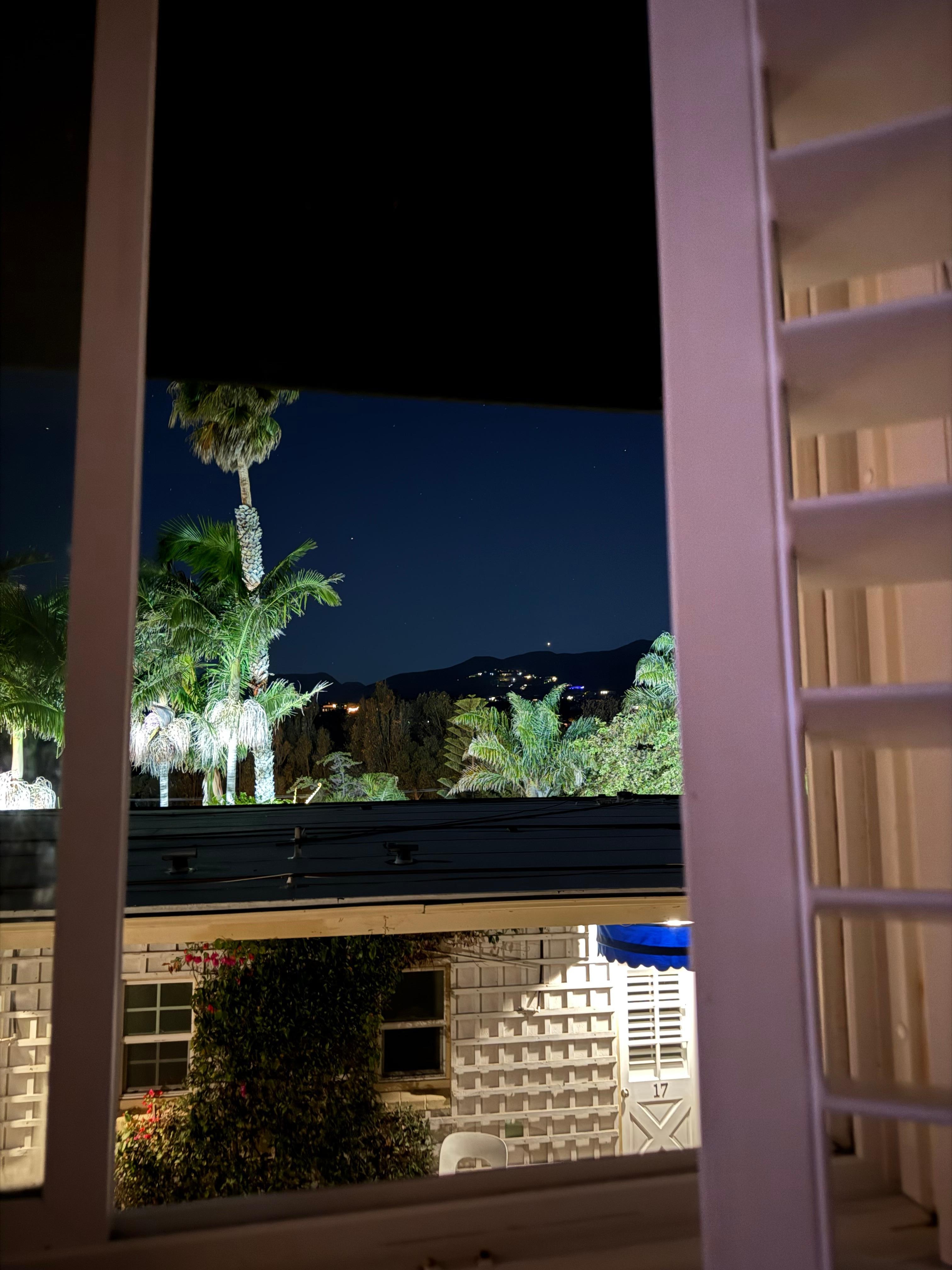 View from cottage room