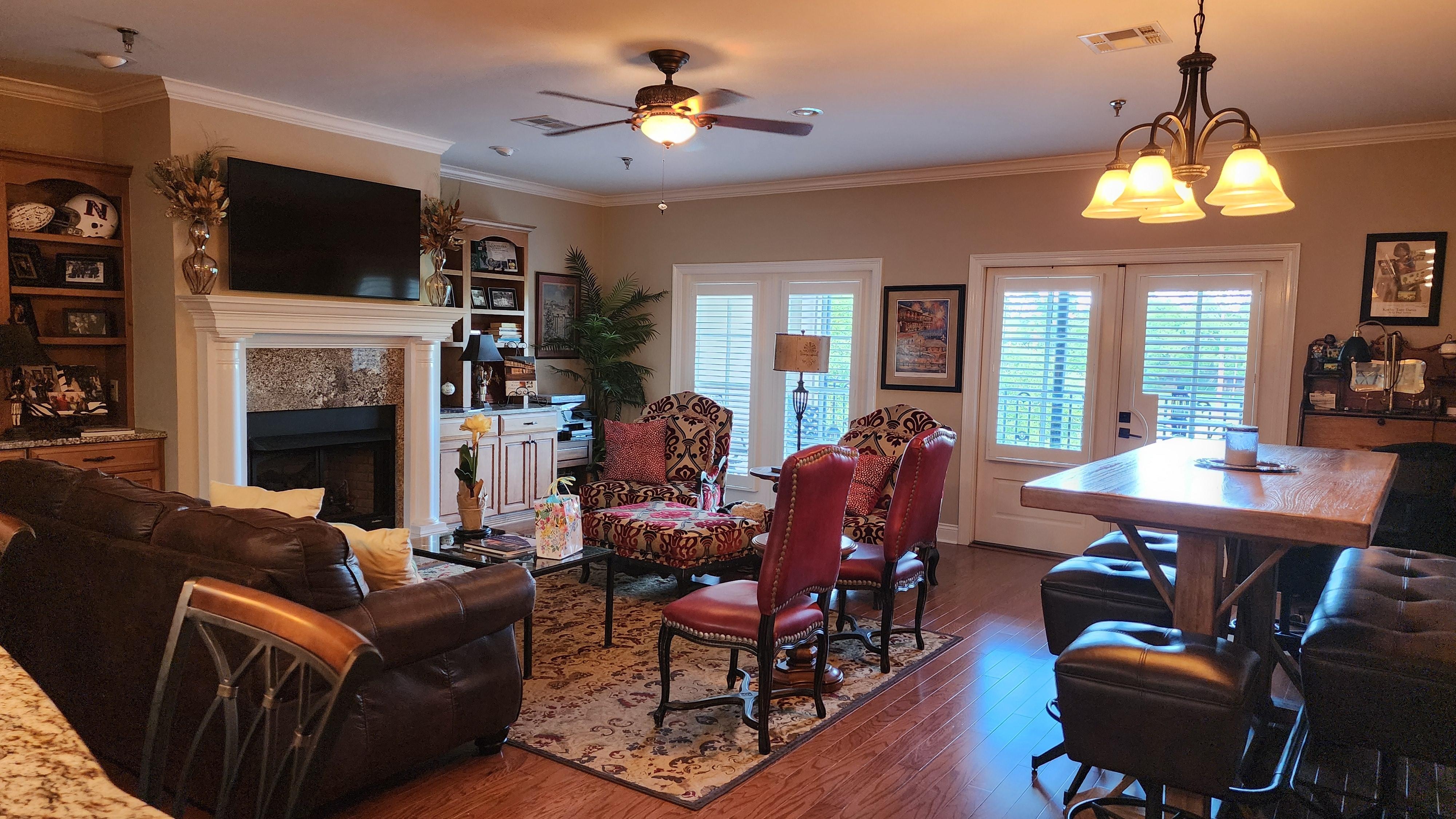 The living area