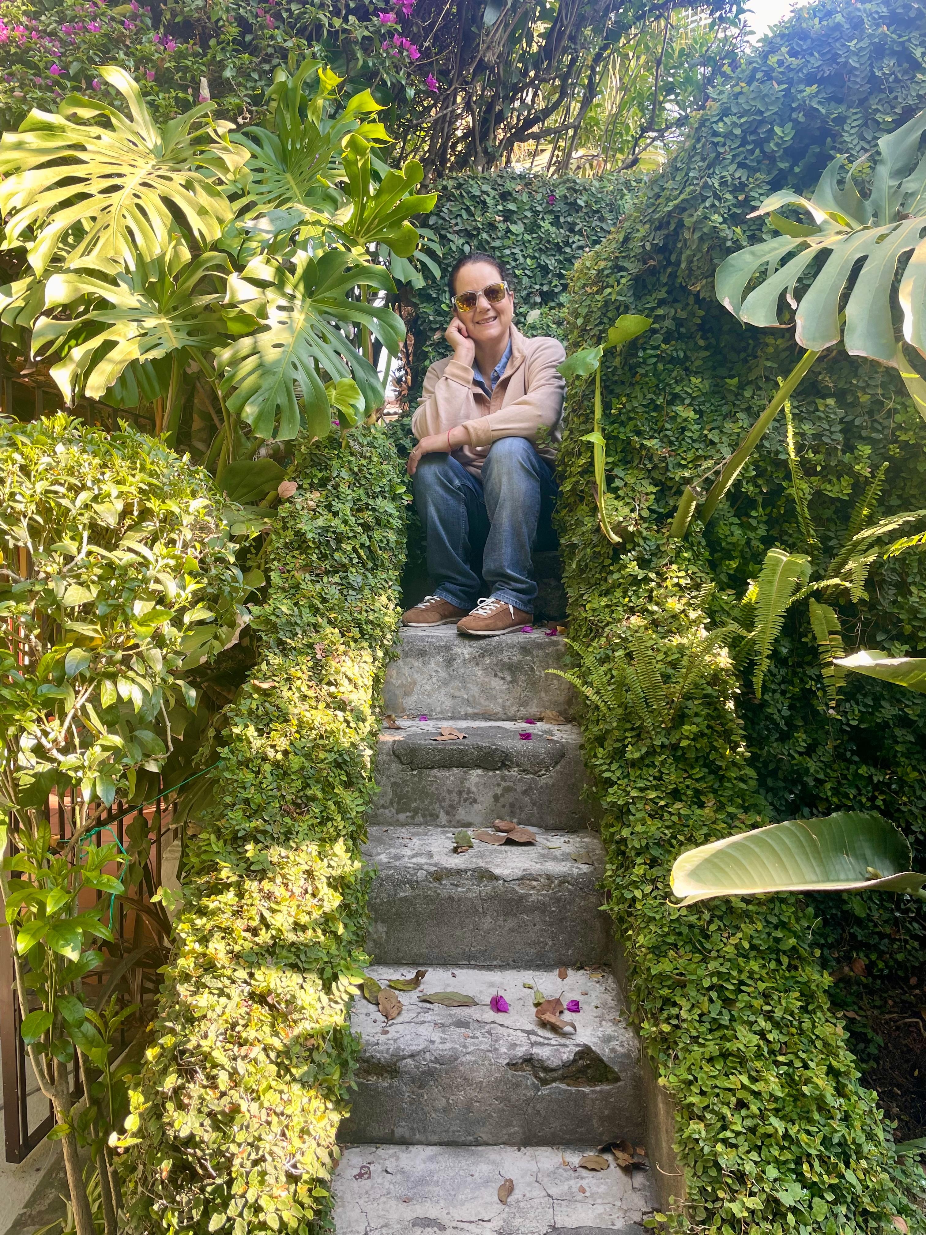 This way take you nowhere it’s just the beautiful feeling in between the plants lovely 