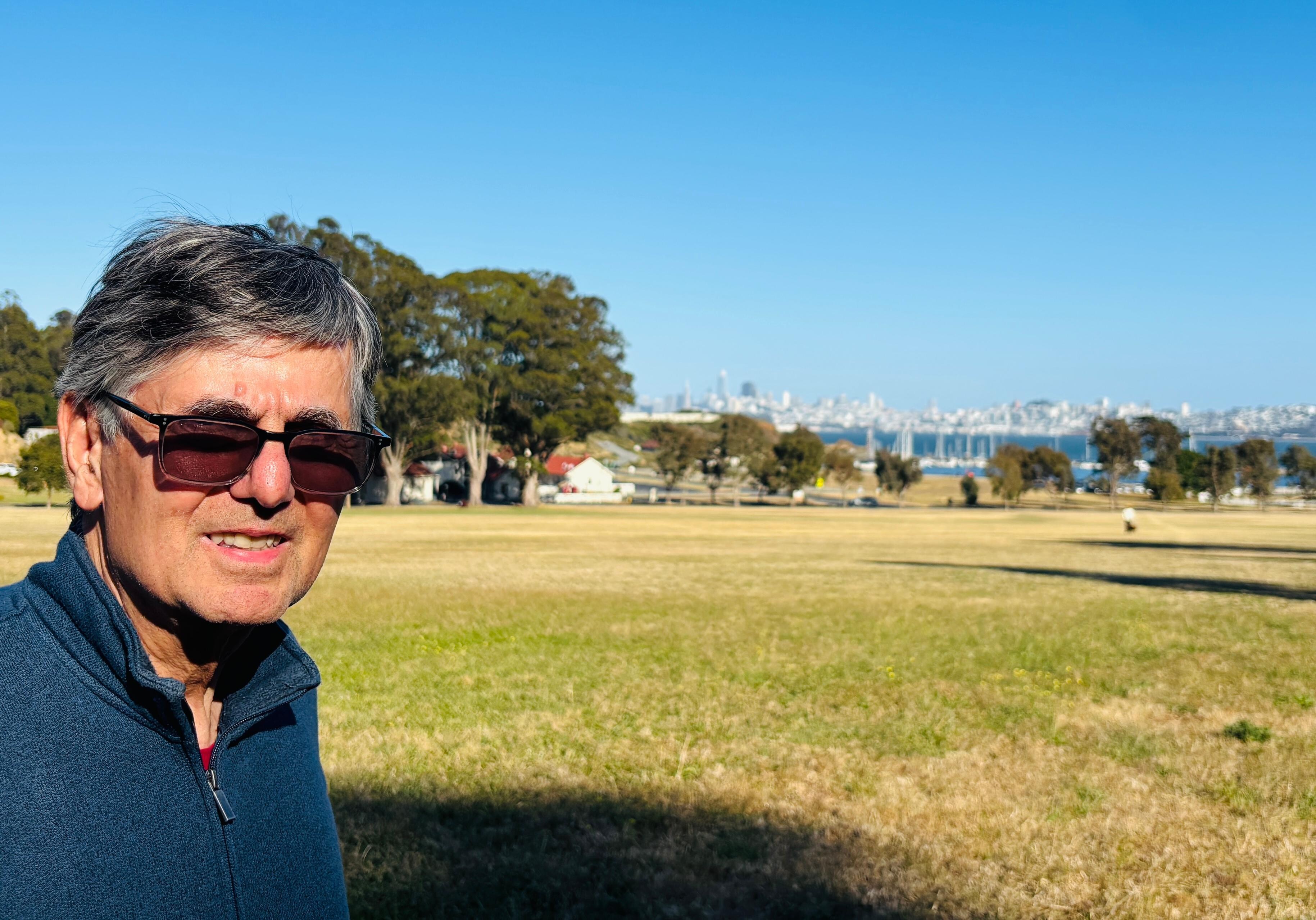 View of San Francisco from Point Cavallo.