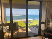 View from the condo patio window