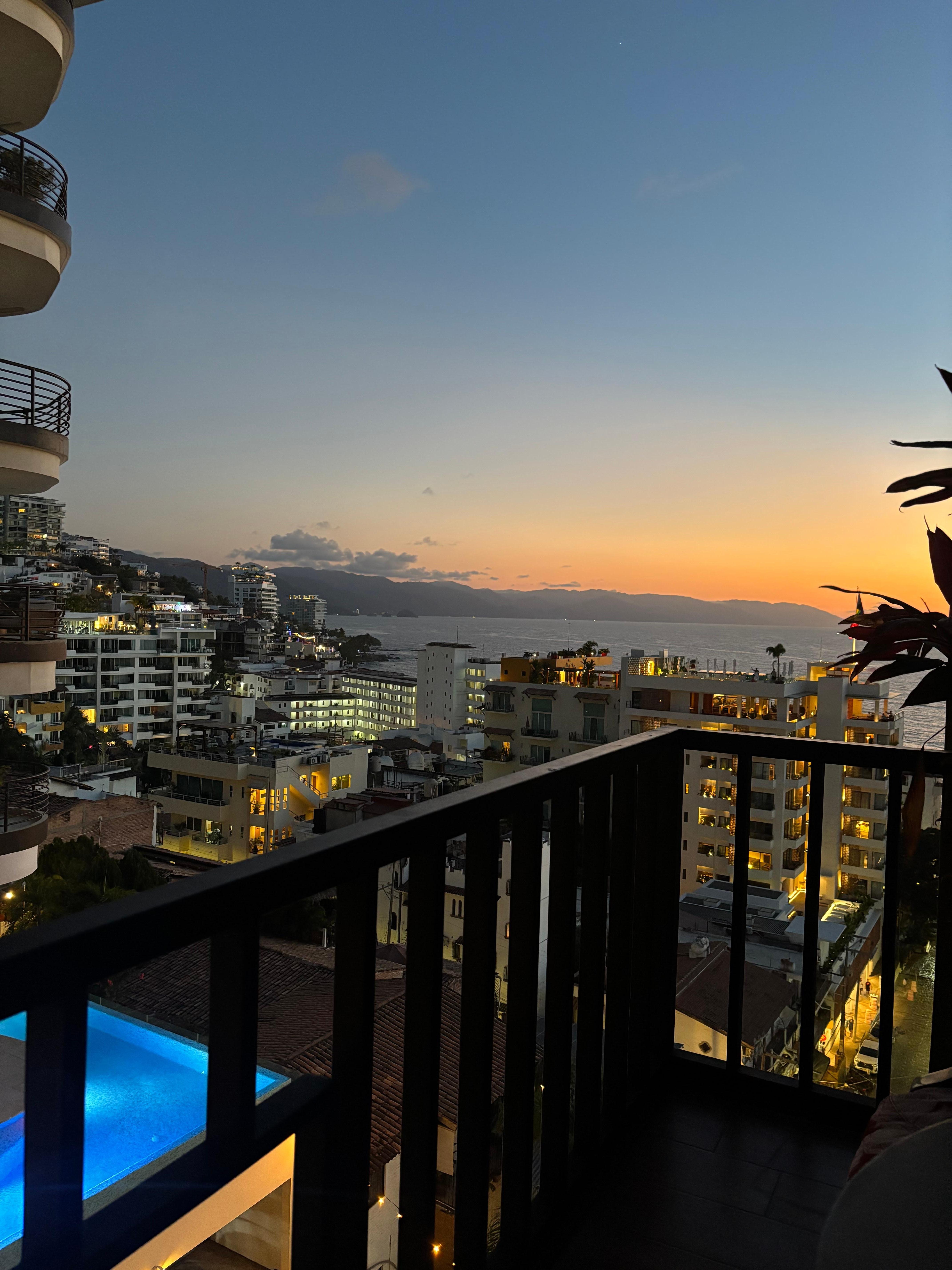 View from balcony 