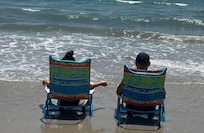 Mom and grandson. Beach time!