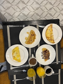 Sensational freshly made breakfast