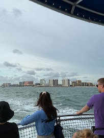 View of Clearwater from dolphin ride