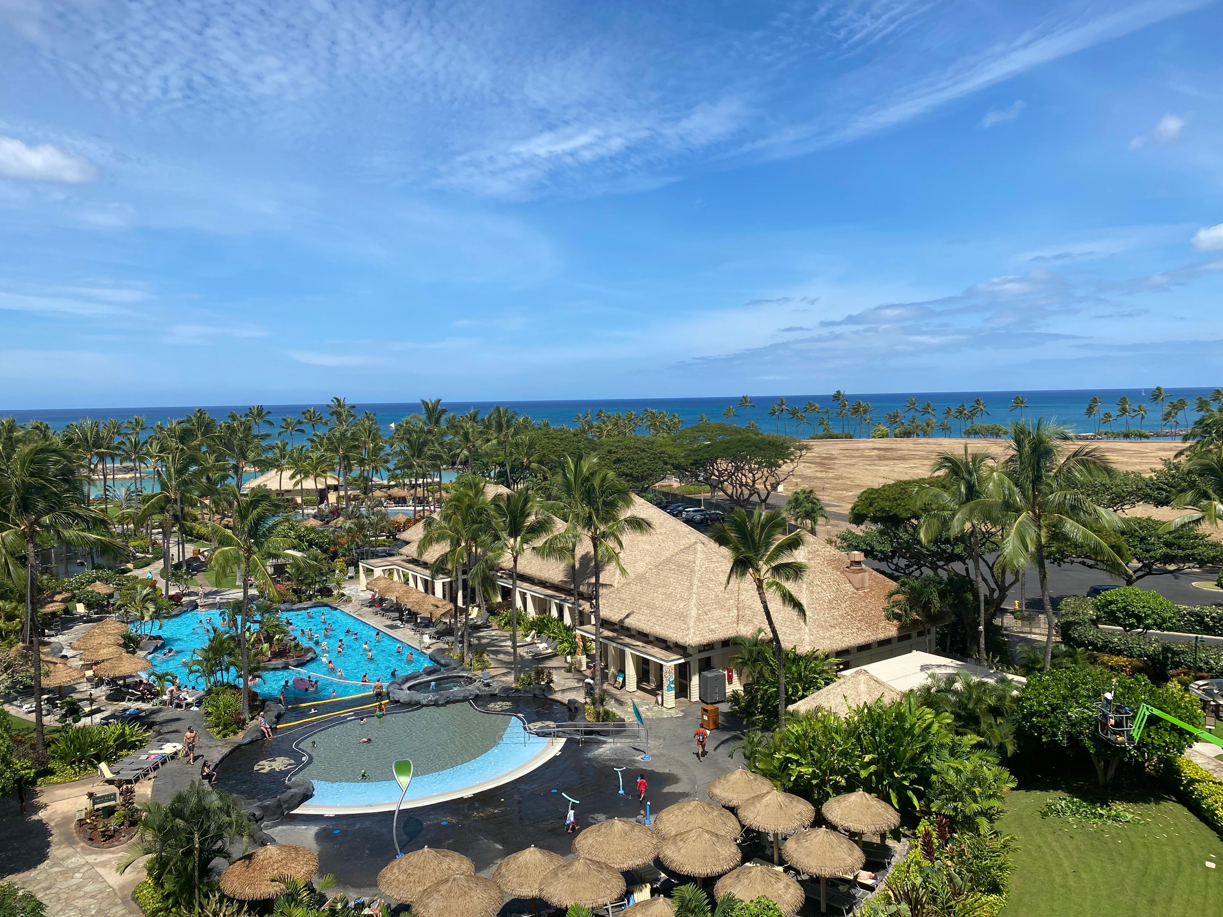 View from our balcony 