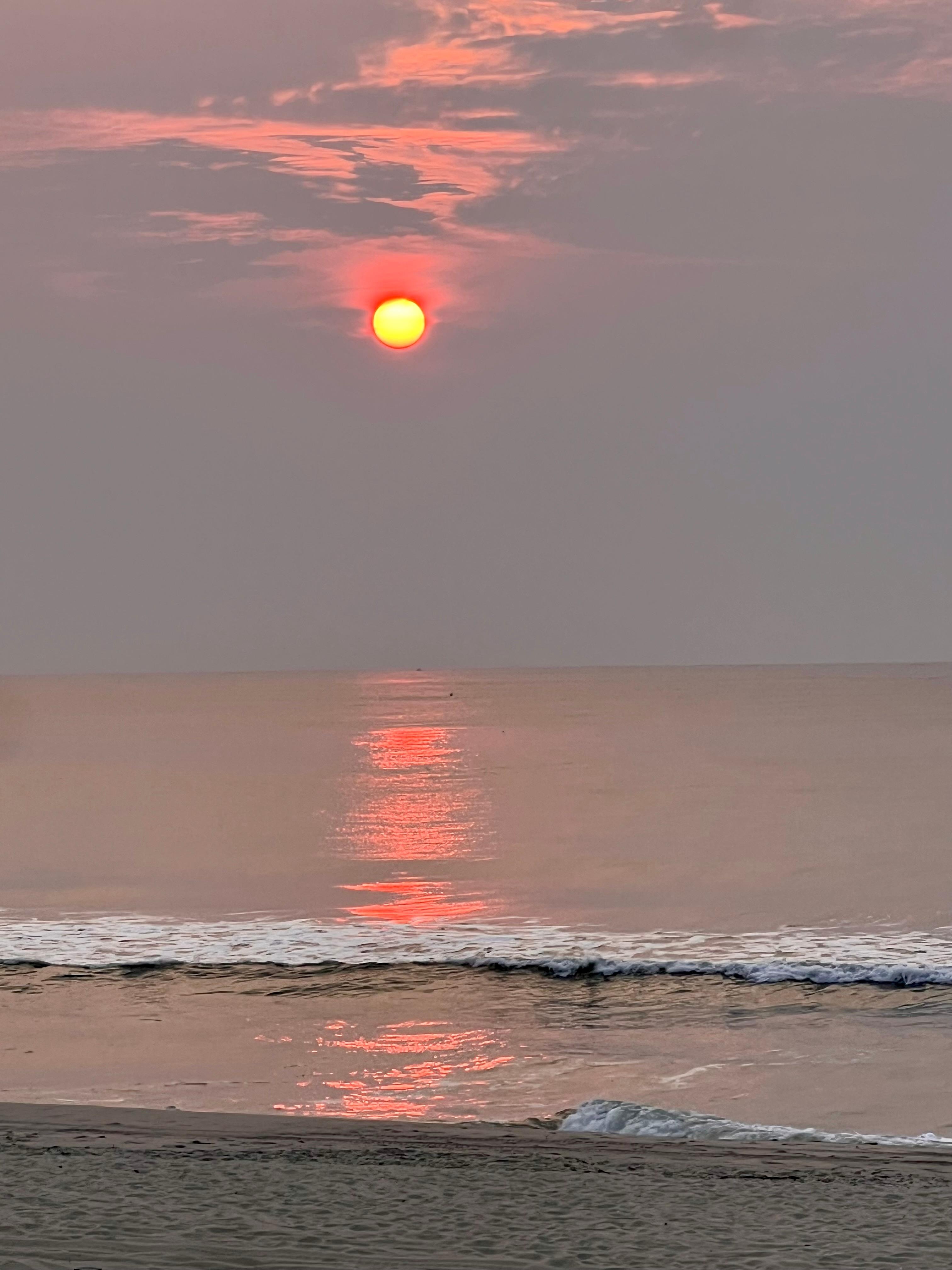Sunrise at the beach