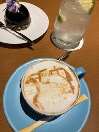 コーヒーに写真プリントをのせるサービスがありました!