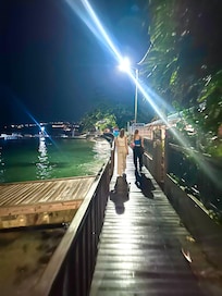 beach boardwalk