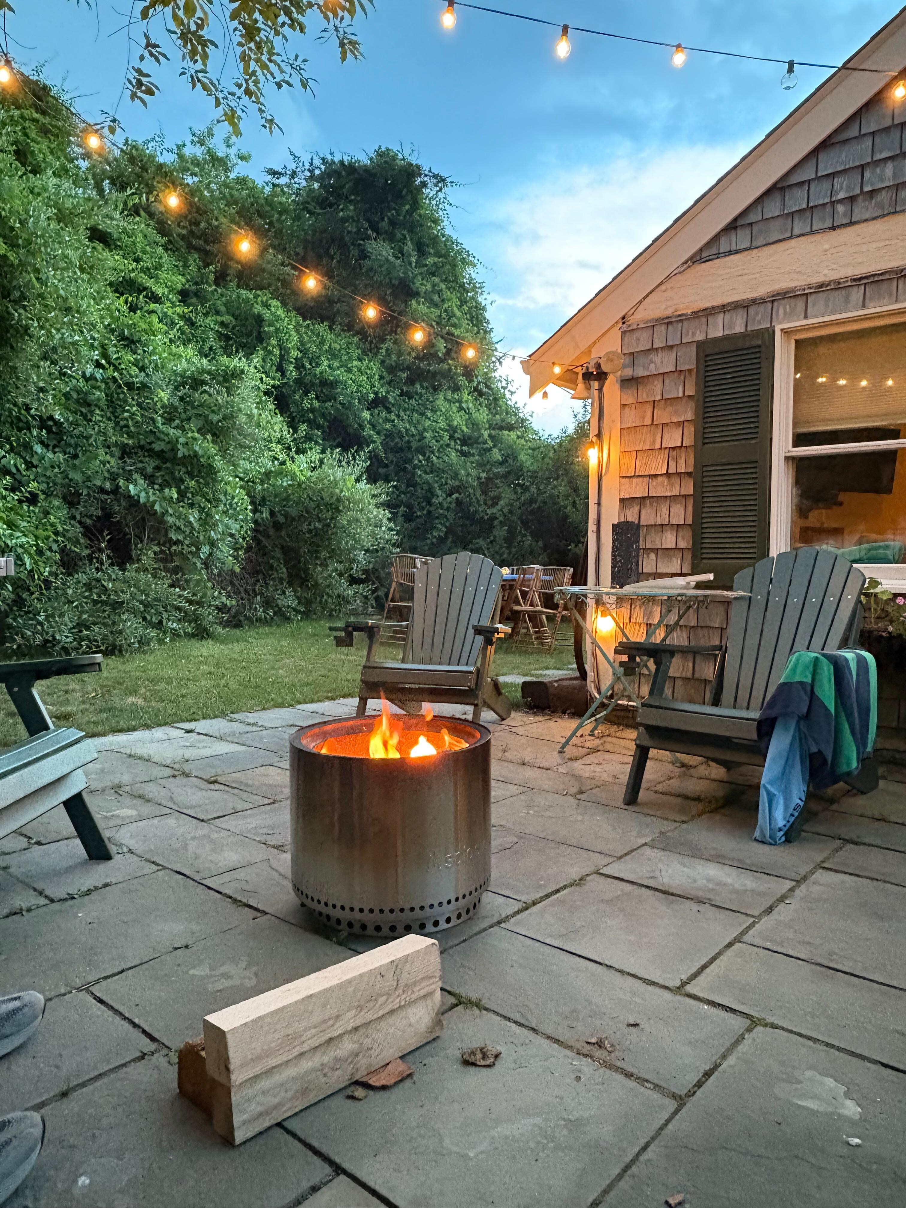 Evenings were relaxing.