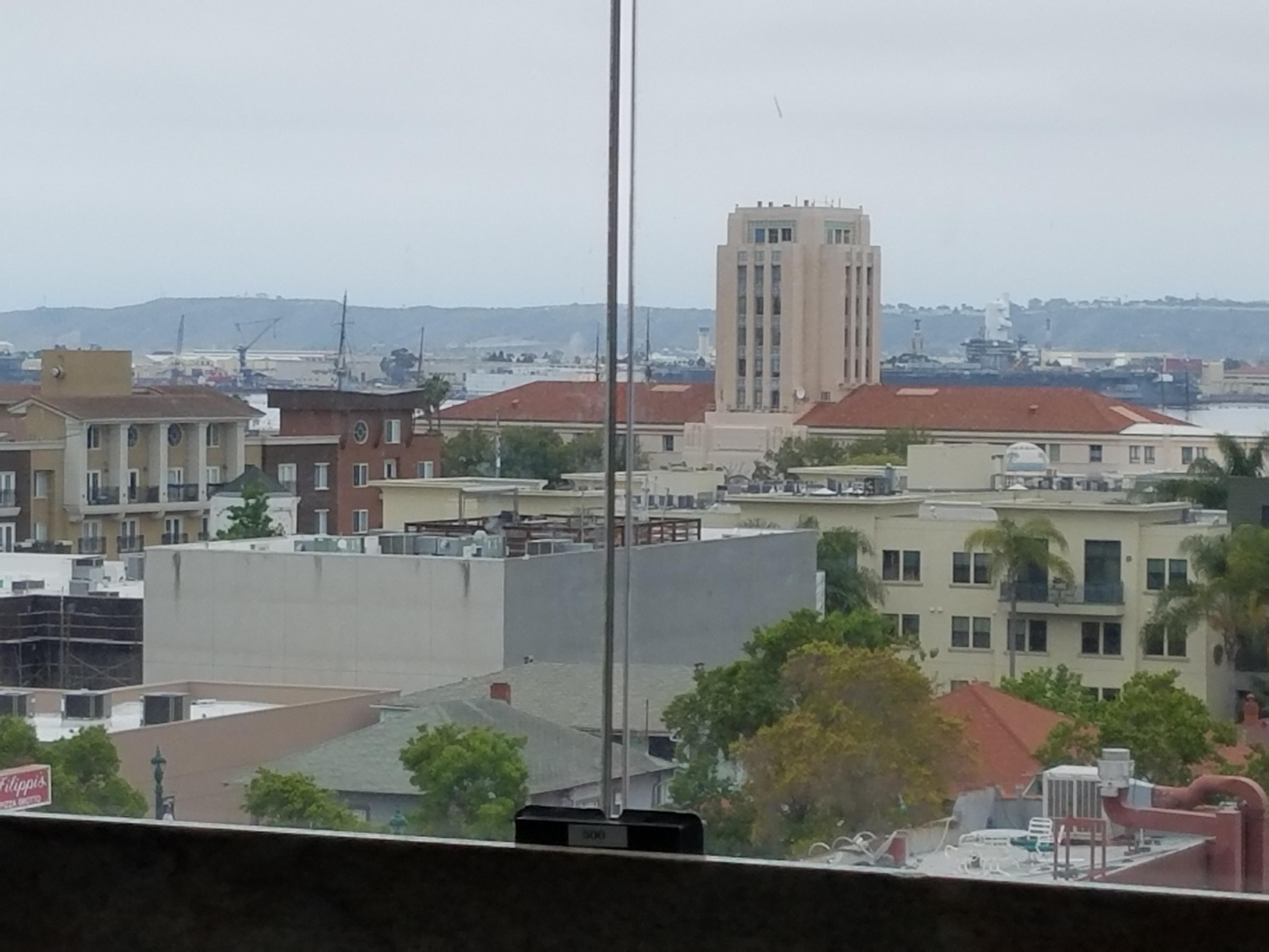 View from the restaurant