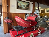 In the dining rooms area!