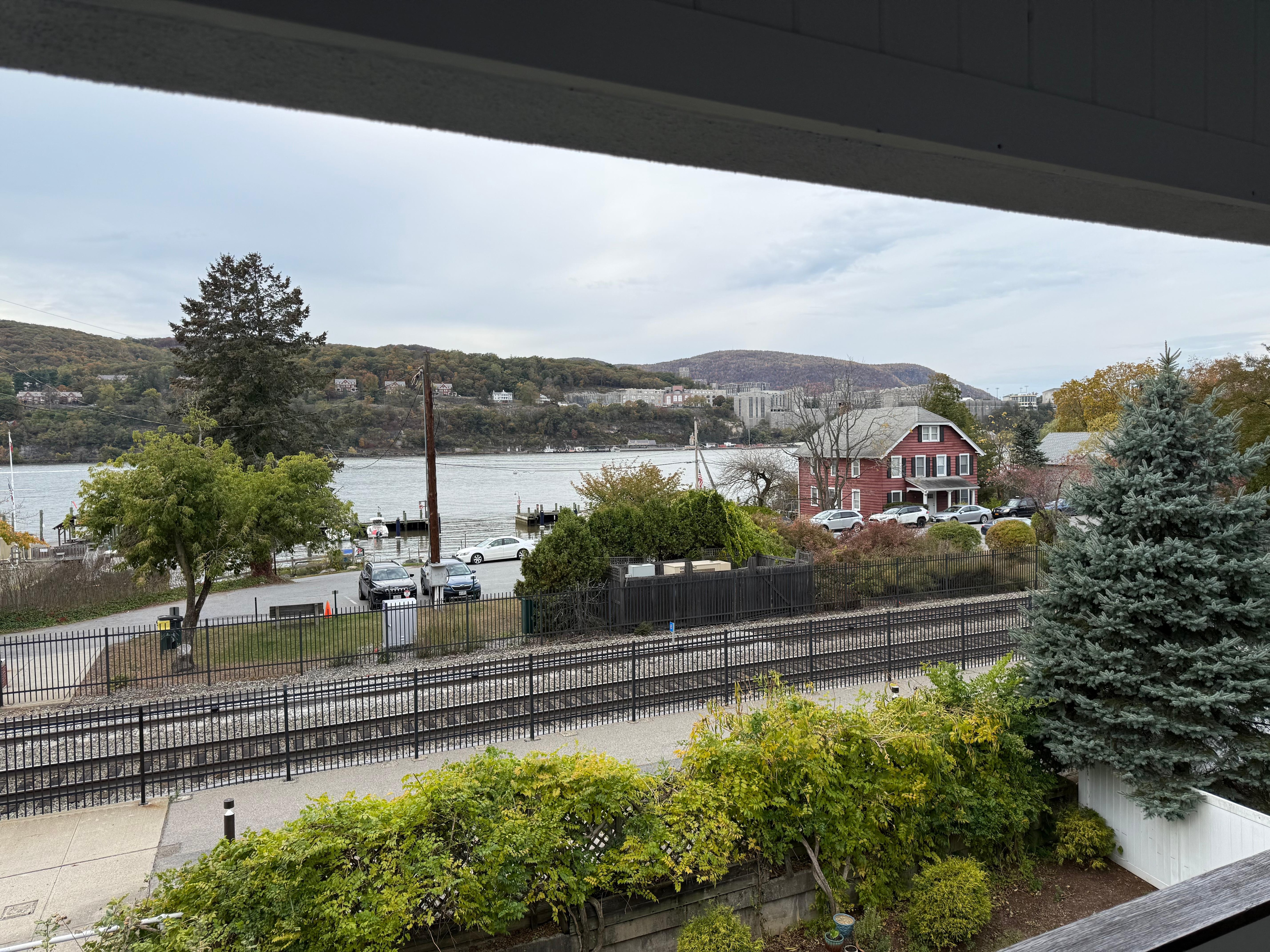 We spent a lot of time just sitting out here enjoying the view of the river and West Point