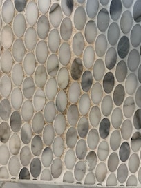 Master bathroom. They sent a Cleaner back the next day to clean.