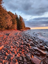 Rocky shoreline