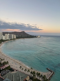 Sunset from our balcony