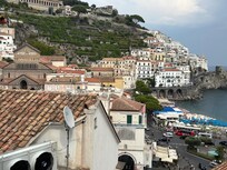 Great view of Amalfi from living room