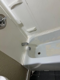 Tub was not used, I stayed dirty from road travel.