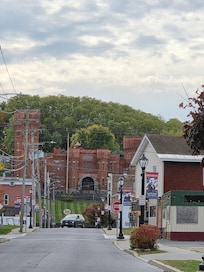 Approaching the castle from the Mohawk Valley Overlook