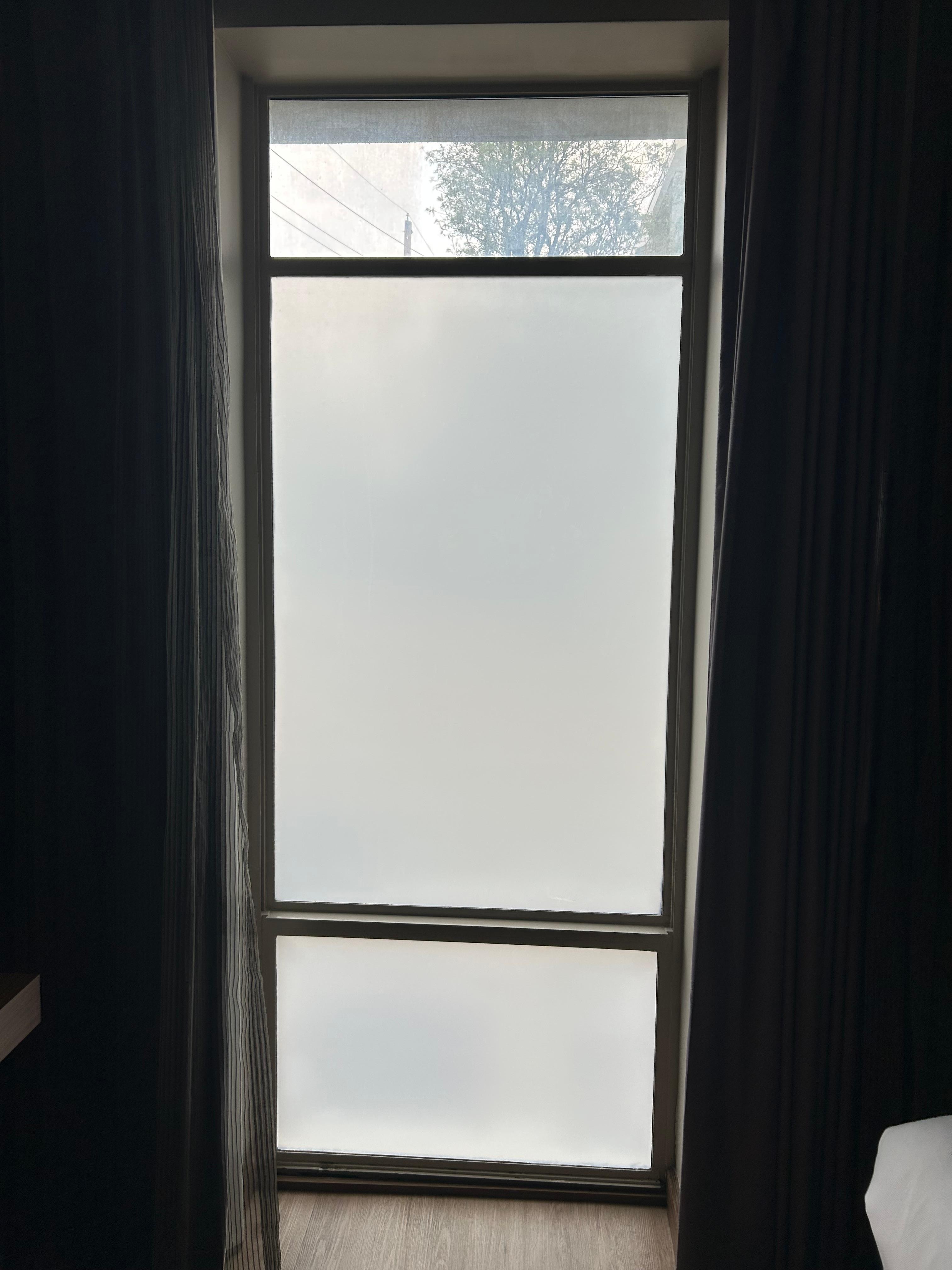 Frosted window