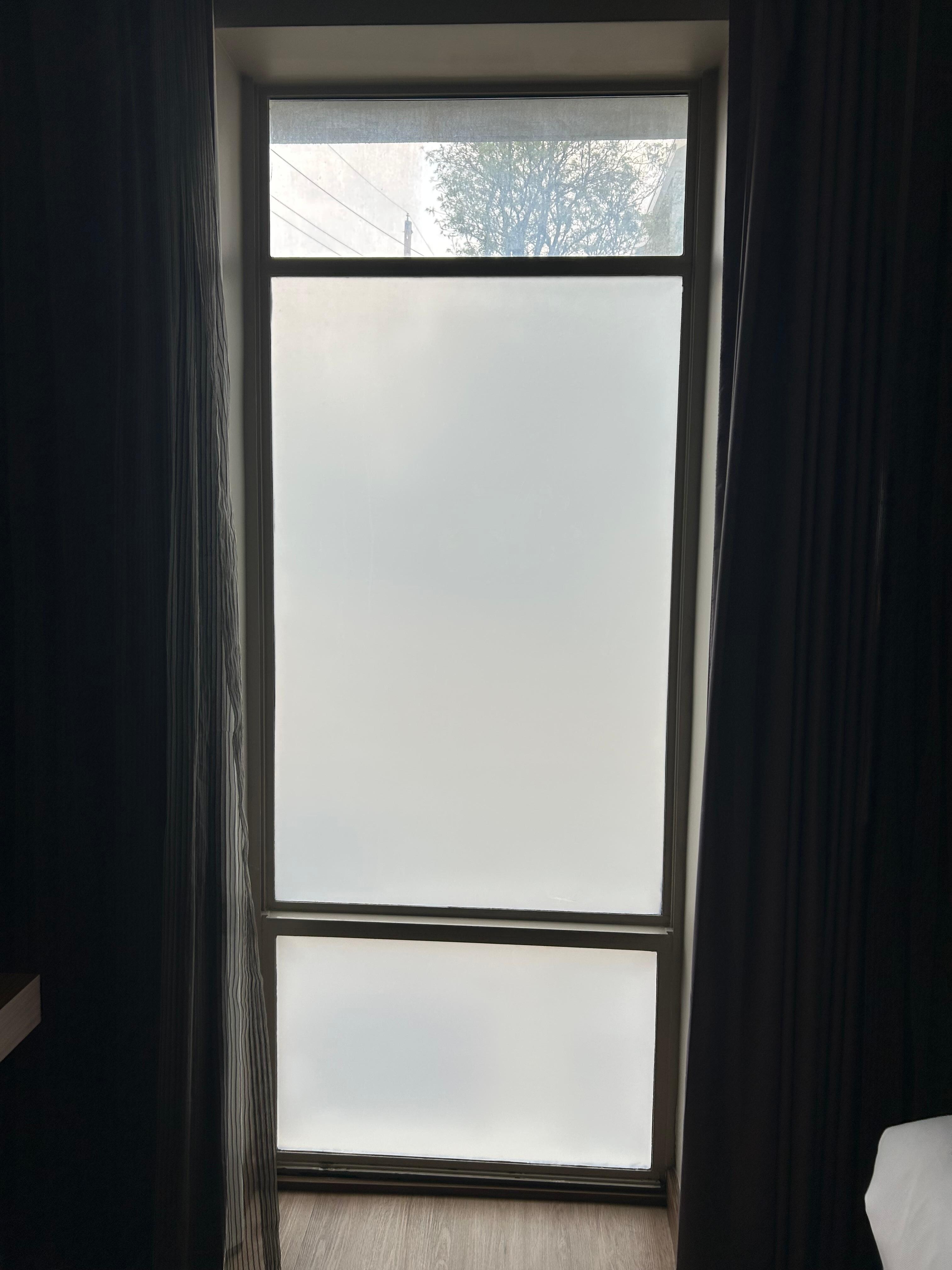 Frosted window
